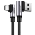 Kabel USB-C do USB-A 2.0 kątowy UGREEN US176, 3A, 3m (czarny)