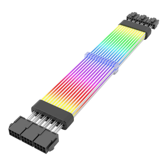 Przewód do zasilania karty graficznej Darkflash LG03, ARGB, 8 PIN*3 (czarny)