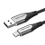 Kabel USB 2.0 A do Micro USB Vention COAHC 3A 0,25m szary