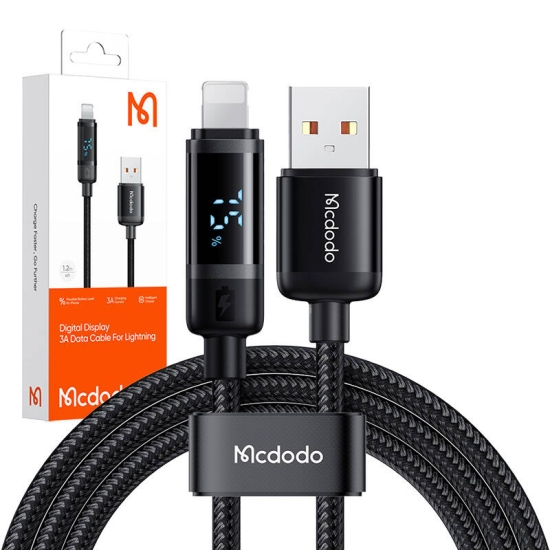 Kabel  USB-A do Lightning Mcdodo CA-5000, 1,2m (czarny)