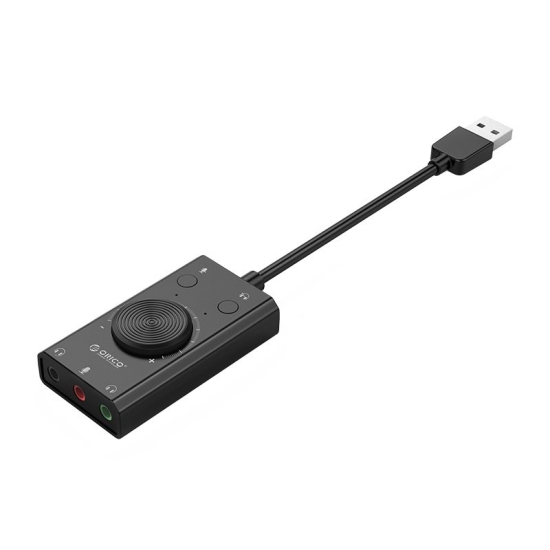 Zewnętrzna karta dźwiękowa Orico USB 2.0, 10cm