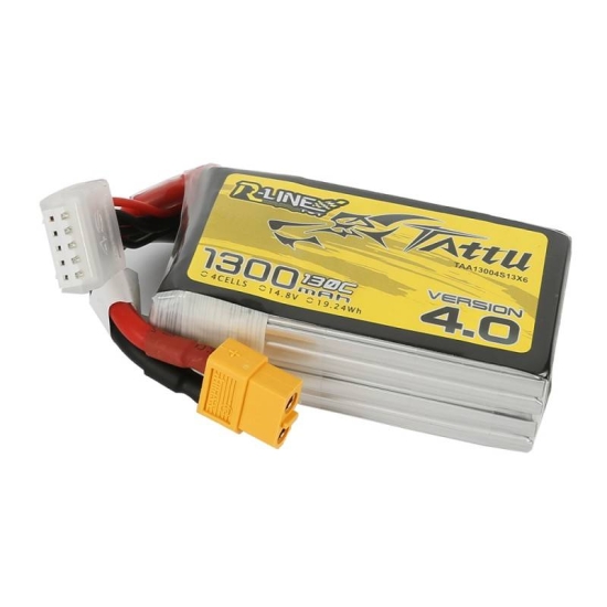 Akumulator Tattu R-Line Version 4.0 1300mAh 14,8V 130C 4S1P XT60