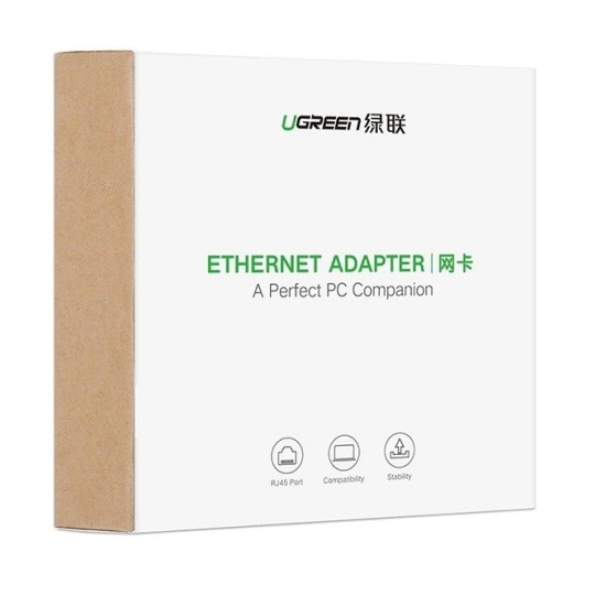 Adapter zewnętrzny Gigabit Ethernet USB 3.0 UGREEN   MC209(szary)