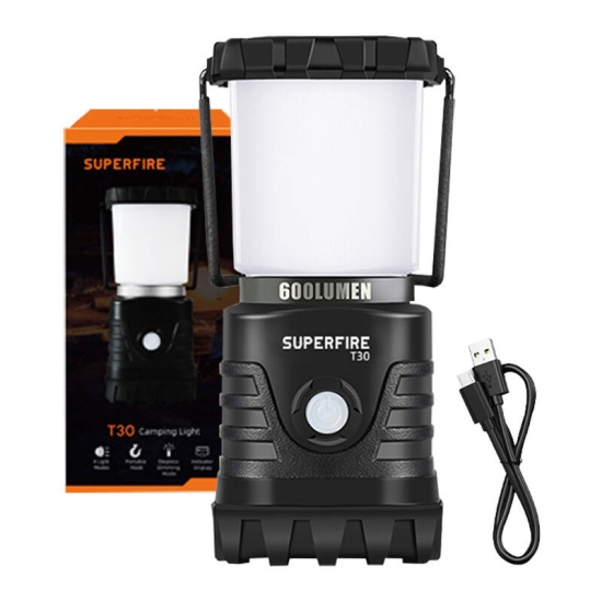 Lampa kempingowa Superfire T30, 600lm, USB