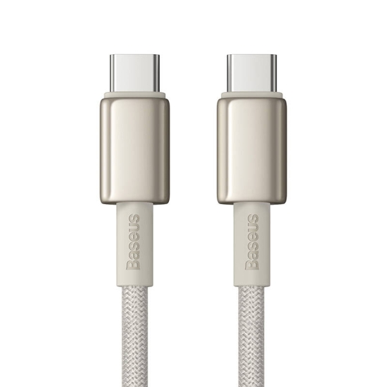 Kabel USB-C do USB-C Baseus Tungsten Gold, 100W, 1m (złoty)