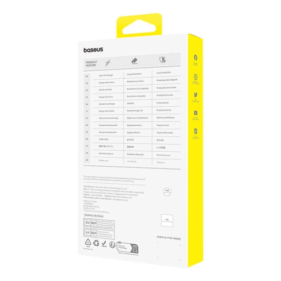 Etui na telefon iPhone15 Pro Baseus OS-Lucent Series (Przezroczysty)