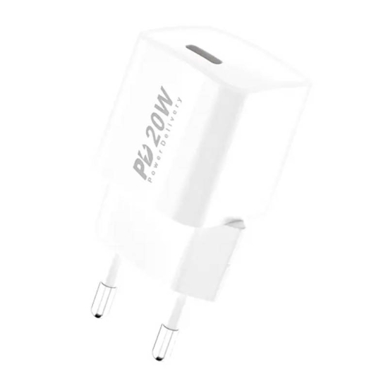 Ładowarka sieciowa Foneng EU38, USB-C, 20W (biała)