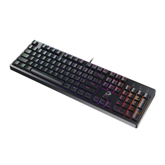 Klawiatura mechaniczna Dareu EK1280 RGB (czarna)