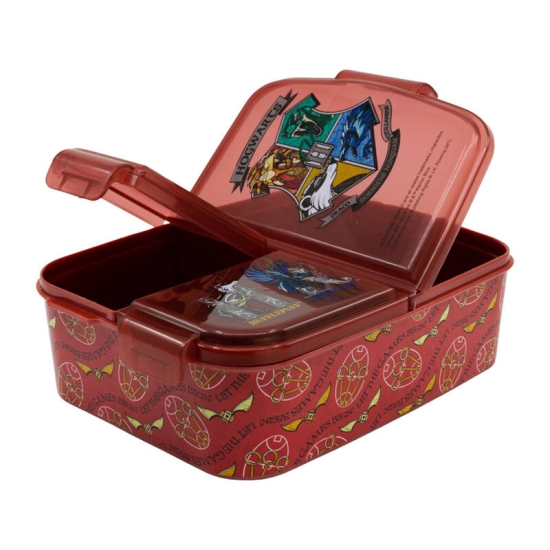 Śniadaniówka / Lunchbox STOR 14120 3 komorowa Harry Potter (czerwona)