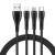 Kabel 3w1 USB do USB-C / Lightning / Micro USB, Mcdodo CA-6960, 1.2m (czarny)