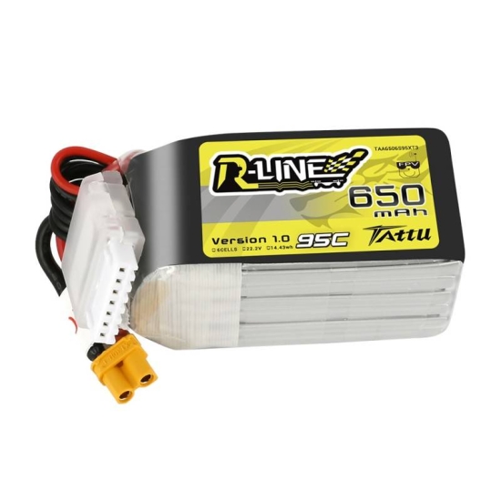 Akumulator Tattu R-Line 650mAh 22,2V 95C 6S1P XT30U-F