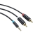 Kabel Audio 3,5mm do 2x RCA Vention BCLBH 2m czarny