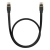 Płaski kabel sieciowy Baseus Ethernet RJ45, Gigabit, Cat.7, 1,5m (czarny)