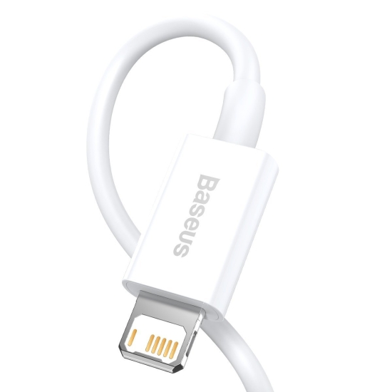 Kabel USB do Lightning Baseus Superior Series, 2.4A, 2m (biały)