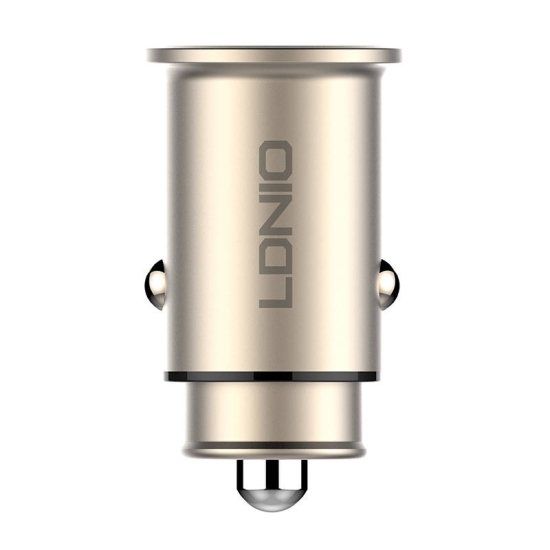 Ładowarka samochodowa LDNIO C506Q USB, USB-C + Kabel MicroUSB