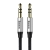 Kabel audio mini jack 3,5mm AUX Baseus Yiven 1,5m (czarno-srebrny)