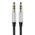 Kabel audio mini jack 3,5mm AUX Baseus Yiven 1,5m (czarno-srebrny)