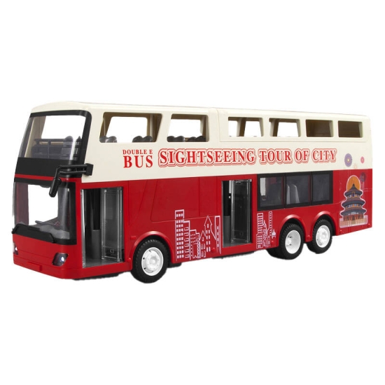 Autobus Turystyczny zdalnie sterowany RC na pilota 1:18 Double Eagle (czerwony) E640-003