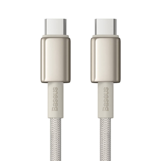 Kabel USB-C do USB-C Baseus Tungsten Gold, 100W, 2m (złoty)