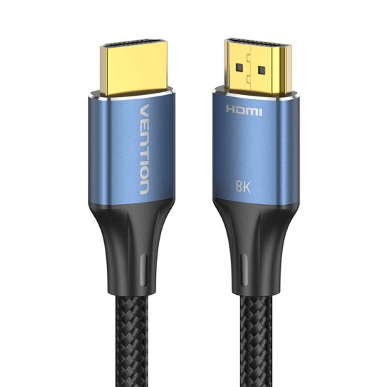 Kabel HDMI 2.1 Vention ALGLF, 1m, 8K 60Hz/ 4K 120Hz (Niebieski)