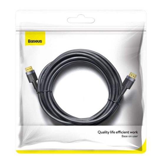 Kabel HDMI 2.0 Baseus Cafule, 4K, 3D, 5m (czarno-szary)