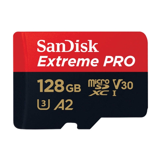 Karta pamięci SANDISK EXTREME PRO microSDXC 128GB 200/90 MB/s UHS-I U3 (SDSQXCD-128G-GN6MA)