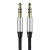 Kabel audio mini jack 3,5mm AUX Baseus Yiven 1m (czarno-srebrny)