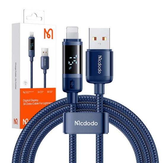 Kabel USB-A do Lightning Mcdodo CA-5001, 100W, 1.2m (niebieski)