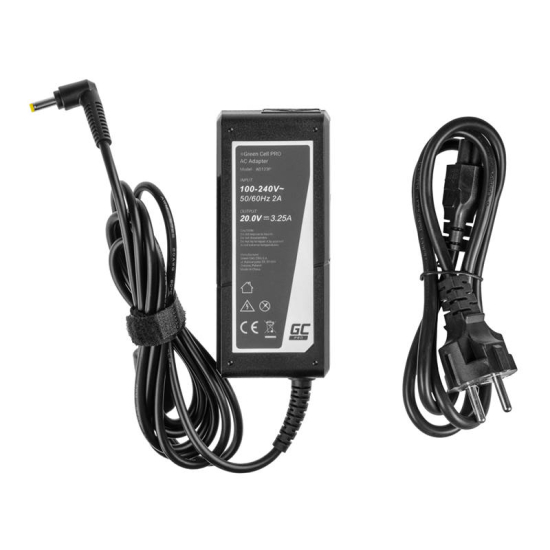 Zasilacz Green Cell PRO 20V 3.25A 65W do Lenovo IdeaPad 3, IdeaPad 5, 320-15 510-15 S145-14 S145-15 S340-14 S540-14