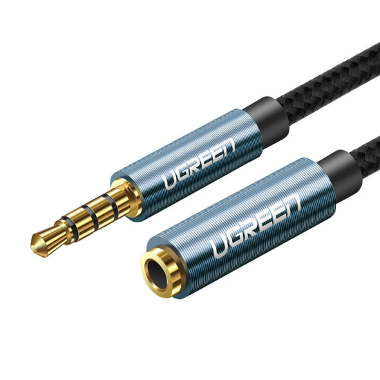 Przedłużacz audio AUX jack 3,5 mm UGREEN AV118, 1m (niebieski)