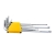 Zestaw kluczy imbusowych Deli Tools EDL3090, 1.5-10mm (srebrny)