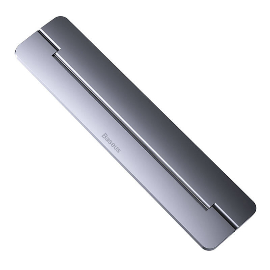 Samoprzylepna aluminiowa podstawka Baseus Papery pod laptopa (szara)