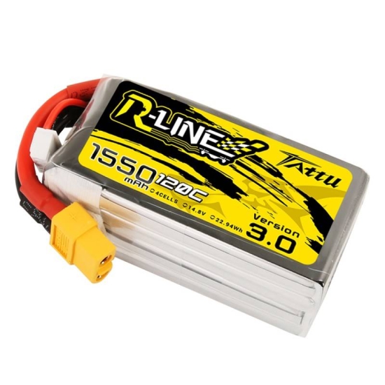 Akumulator Tattu R-Line Version 3.0 1550mAh 14,8V 120C 4S1P XT60