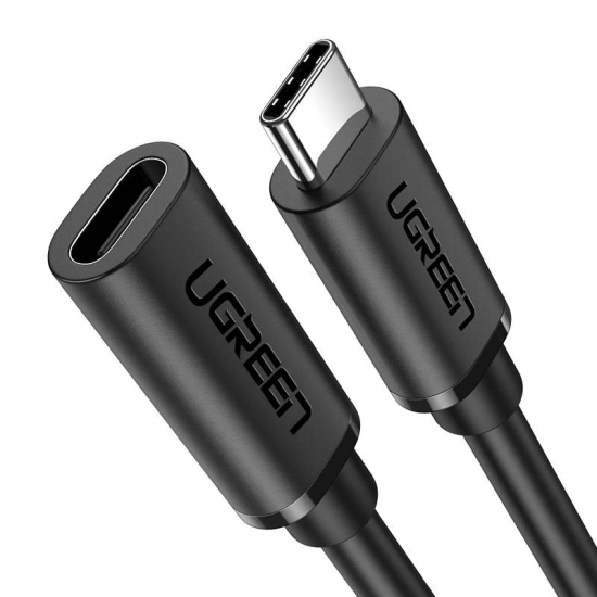 Przedłużający kabel USB-C 3.1 Gen2 UGREEN, 4K, 100W, 1m  US353 (czarny)