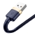 Kabel USB Lightning  Baseus Cafule 1.5A 2m (złoto-granatowy)