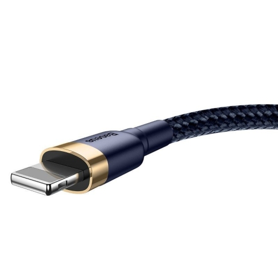 Kabel USB Lightning  Baseus Cafule 1.5A 2m (złoto-granatowy)