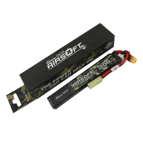 Bateria Lipo GENS ACE AIRSOFT GUN 1200mAh 7.4V 2S1P 25C