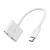 Adapter audio USB-C do mini jack 3.5mm i USB-C Cygnett Essential (biały)