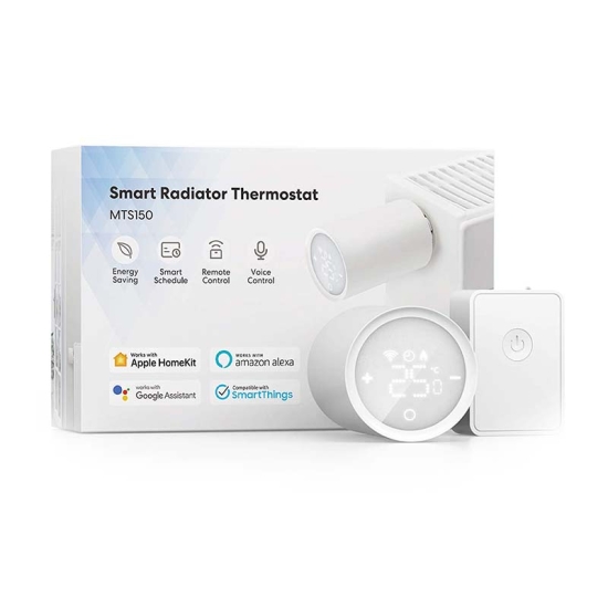 Inteligentna głowica termostatyczna WiFi Meross MTS150HHK (HomeKit) (zestaw