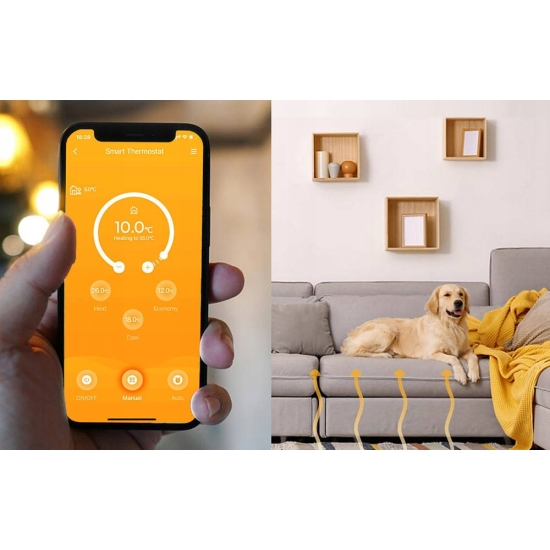 Inteligentny termostat Wi-Fi Meross MTS200BHK(EU) (Homekit)