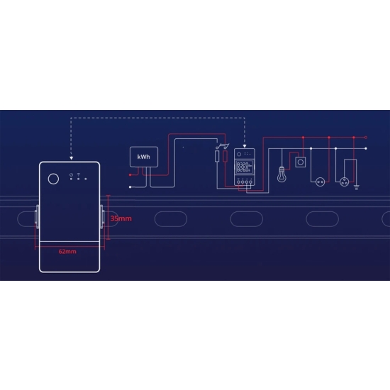 Przekaźnik Wi-Fi z funkcją pomiaru prądu Sonoff POWR316 POW Origin