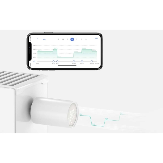 Głowica Termostatyczna WiFi sterowana ze smartfona oszczędza energie