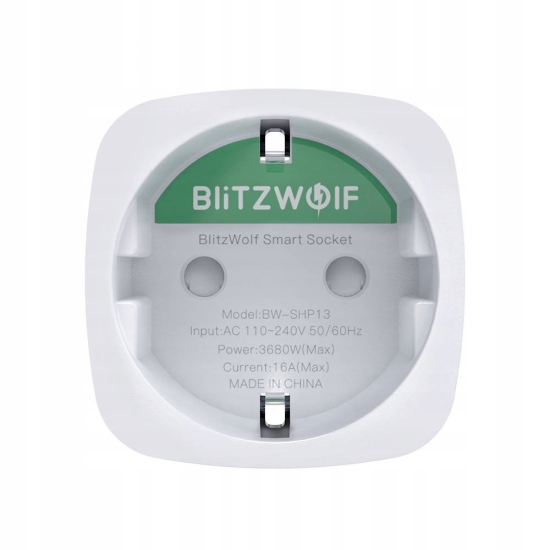 Inteligentne gniazdko ZigBee Blitzwolf BW-SHP13, 3680W