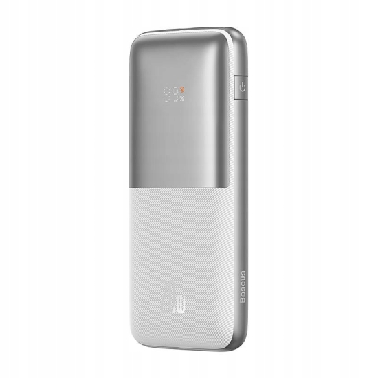 Powerbank Baseus Bipow Pro 10000mAh, 2xUSB, USB-C, 20W (biały)