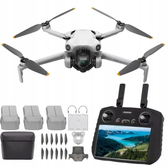 Dron - DJI Mini 4 Pro Fly More Combo zasięg 10 KM 2590 mAh Kamera 4k