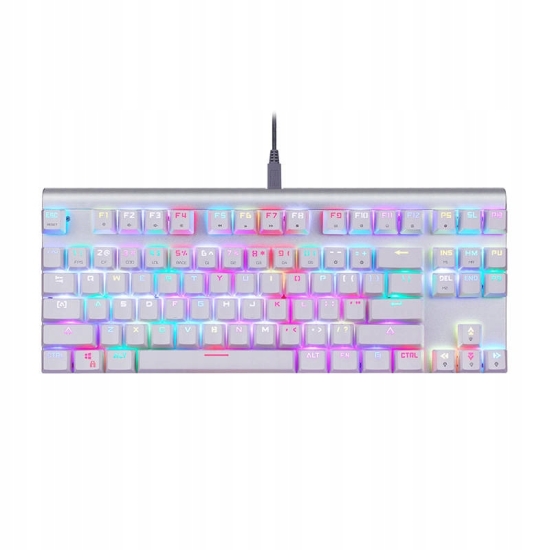 Klawiatura mechaniczna Motospeed CK101 RGB (biała)