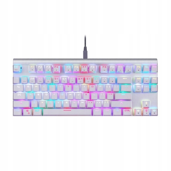 Klawiatura mechaniczna Motospeed CK101 RGB (biała)