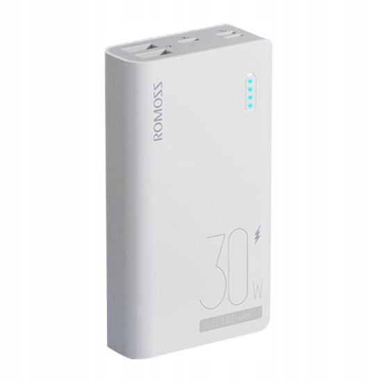 Powerbank 30W Romoss Sense 4S Pro 10000mAh, 30W (biały)