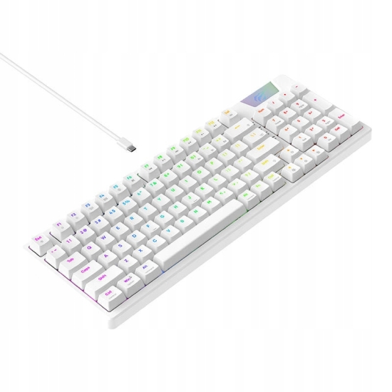 Klawiatura Gamingowa Havit KB885L RGB (biała)