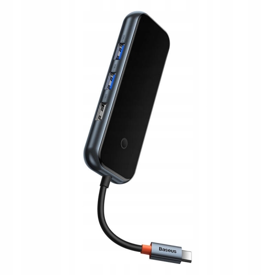Hub 5w1 Baseus AcmeJoy series USB-C do 2xUSB 3.0 + USB 2.0 + USB-C PD + HDM